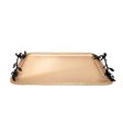 Decorium Nature S Rectengular Tray, Gold For Sale