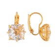 Les Nereides Square Stone La Diamantine Dormeuses Earrings Online Sale