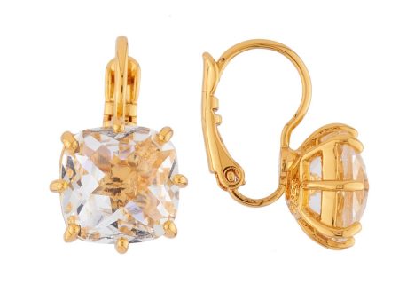 Les Nereides Square Stone La Diamantine Dormeuses Earrings Online Sale