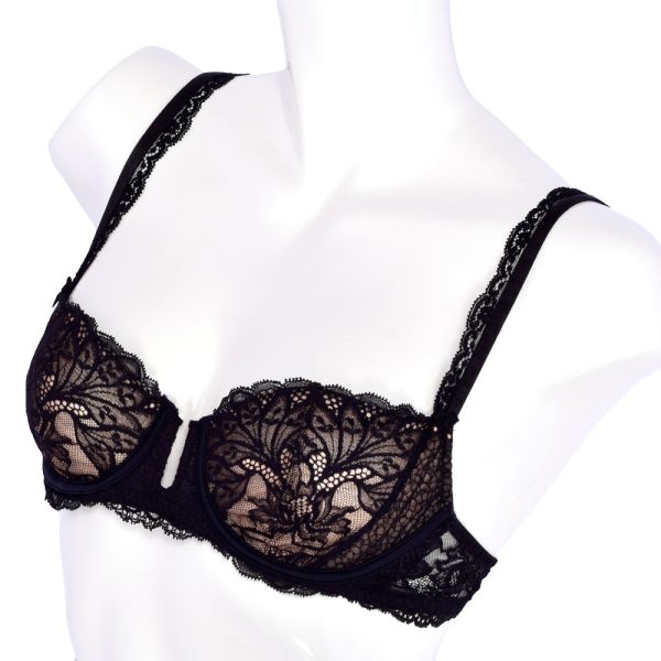 Lise Charmel Underwired Half Cup Bra Black 32C For Cheap