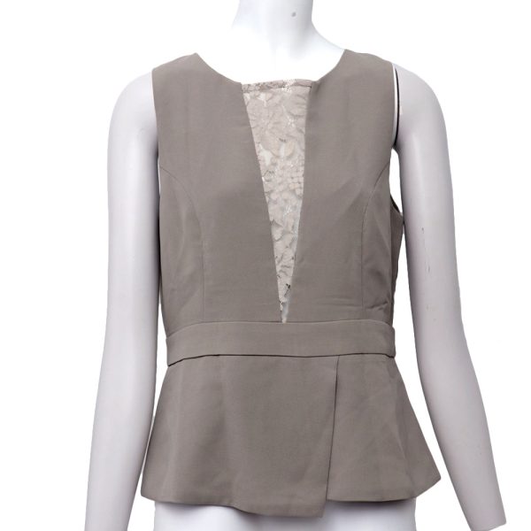 Yamamay Sleeveless Top Dust Grey Medium Online