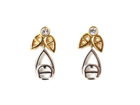 Aigner Two Tone Earring on Sale