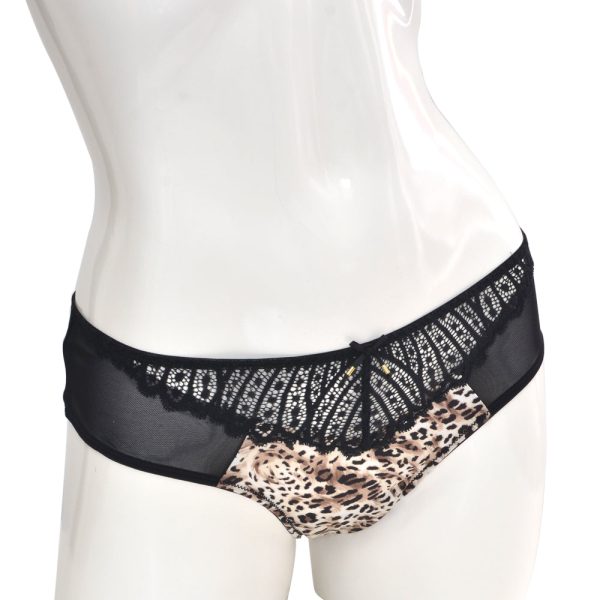 Yamamay Brazilian Knickers Leopard Print Large Discount