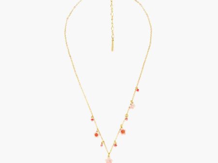 Les Nereides Pink Japanese Cherry Blossom Thin Necklace Online Hot Sale