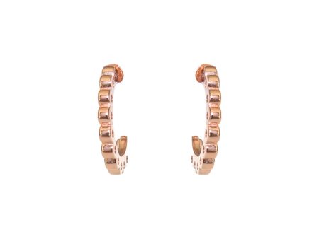 Esprit Earrings Ip Rosegold C Style With Crystal Fashion