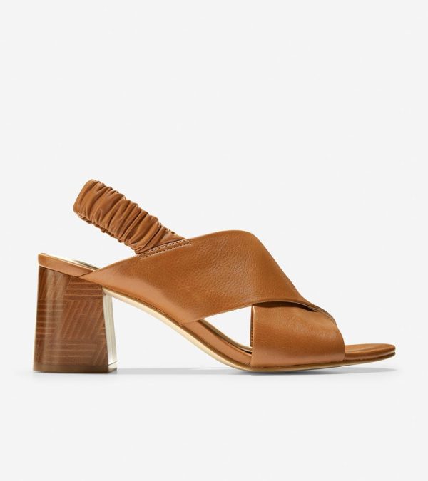 Cole Haan Anastasia City Sandal,British Tan,7.5 British Tansize 7.5 on Sale