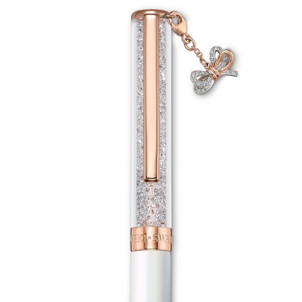 Swarovski Crystalline Celebration 2021 Ballpoint Pen White, Rose-Gold Tone Plated Online Hot Sale