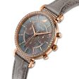 Swarovski Passage Chrono Watch Leather Strap,  Pvd Supply