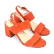 Cole Haan Avani City Sandal 65mm Aura Orange Suede Online Sale