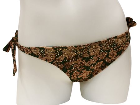 Twinset Bikini Thong Floral Print Green Amazzonia Online