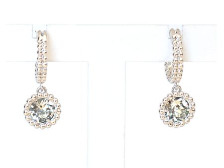 Swarovski Oxygen Mini Hoop Earrings White Sale