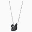 Swarovski Iconic Swan Pendant Black One Size Discount