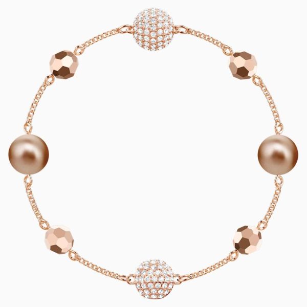 Swarovski Remix Collection Strand Multi-Colored, Rose-Gold Tone Plated on Sale