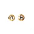 Aigner Earring Gold Plated For Discount