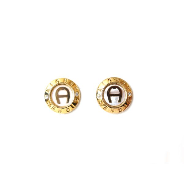 Aigner Earring Gold Plated For Discount