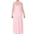 Sally Poppy Night Dress Set Pink Size Medium Pink Online Sale