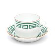 Richard Ginori Tea Cup With Saucer Oz 7 3 4 Cc 220 Impero Labirinto Set Of 6 Online now