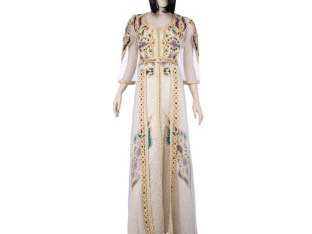 Laylati Caftan White One Size Online