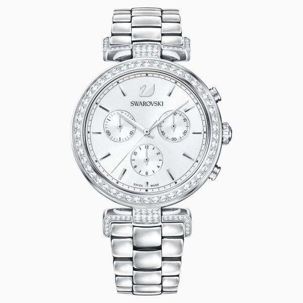 Swarovski Era Journey Watch White Stainless Steel One Size Online Sale