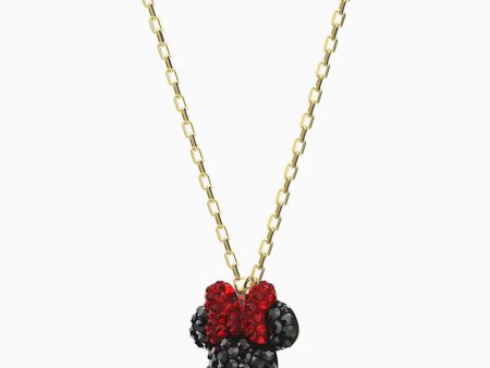 Swarovski Minnie Pendant Black Gold-Tone One Size For Sale