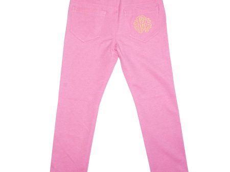 Roberto Cavalli Aurora Pink Trousers on Sale