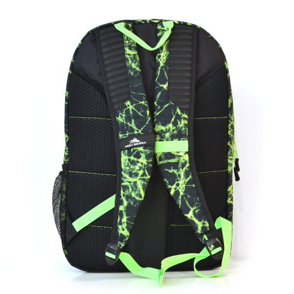 High Sierra Blaise Backpack Lime Fire Black Lime on Sale