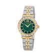 Aigner Tries Ladies Watch Stainless Steel   Gold Plated Case With Green Dial Online Hot Sale