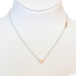 Esprit Necklace Silver ColorÂ Chain With Ip Ip RosegoldÂ Heart Pendant 925 Silver on Sale