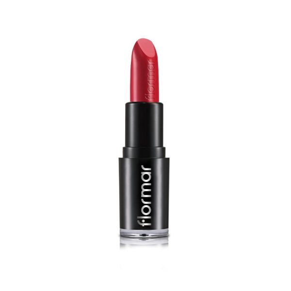 Flormar Long Wearing Lipstick 018 Hot Red - 3.9g Hot on Sale