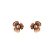 Esprit Earrings Ip Rosegold & Flower Design With Stone Sale