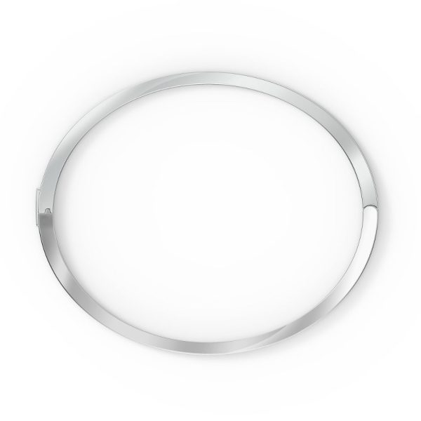 Swarovski Rare Bangle White, Rhodium Plated Fashion