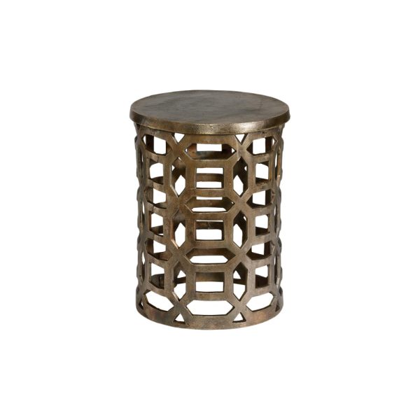 Ethan Allen Brass Accent Table Online Sale