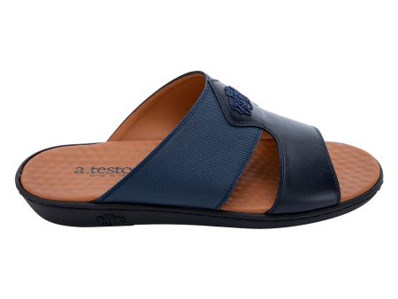 A.Testoni Sandal Navy Supply