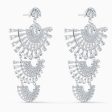 Swarovski Sparkling Dance Dial Up Pierced Earrings White One Size Online now