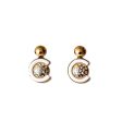 Cerruti Ladies Earrings Gold Plated Discount