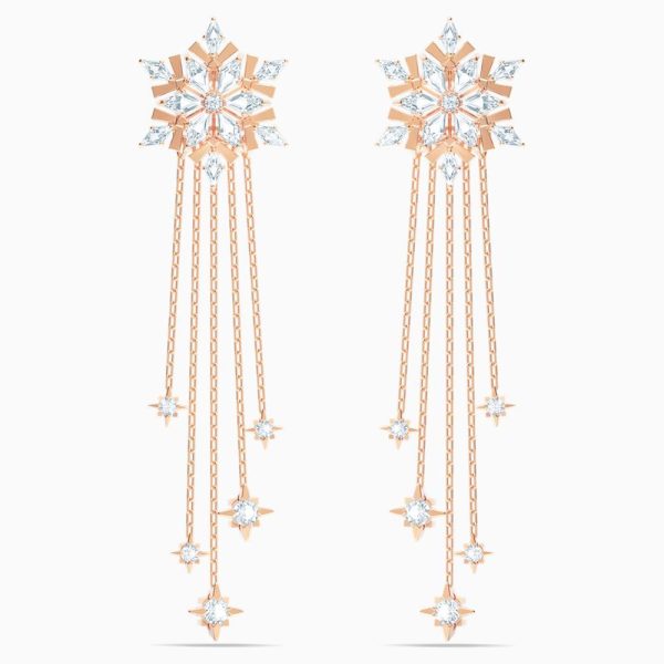 Swarovski Magic Pierced Earrings White One Size Online now