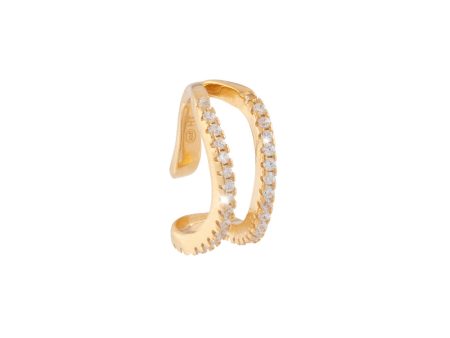 Rebecca, Single Earring Earcuff Rebecca Golden Ear Collection Fashion