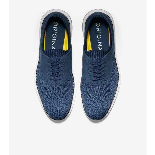 Cole Haan ØriginalGrand Ultra Stitchlite Oxford Marine Blue-Indigo on Sale