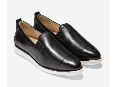 Cole Haan Grand Ambition Slip-on Sneaker Black Leather Supply