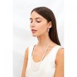 Les Nereides Round Double Silver Stone Dormeuse Earrings on Sale