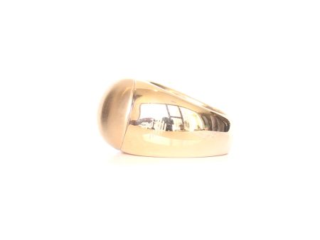 Armani Ladies Ring Ip Rosegold Size 6.5 For Sale