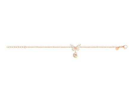 Cerruti Butterfly Rose Gold Bracelet Online Hot Sale