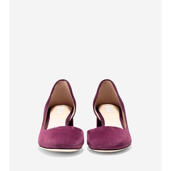 Cole Haan, Laree Grand Pump 55mm, Fig Suede, 7 Discount