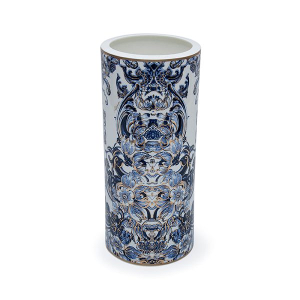 Roberto Cavalli Azulejos Vaso Grande High Vase  Online Sale