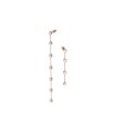 Swarovski Constella Earrings Asymmetrical, White, Rose-Gold Tone Plated Online