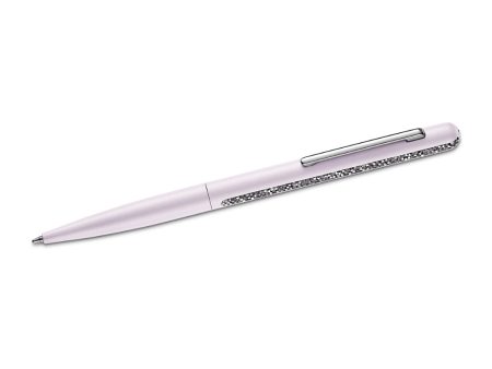 Swarovski Crystal Shimmer Ballpoint Pen Pink, Chromed Plated For Sale