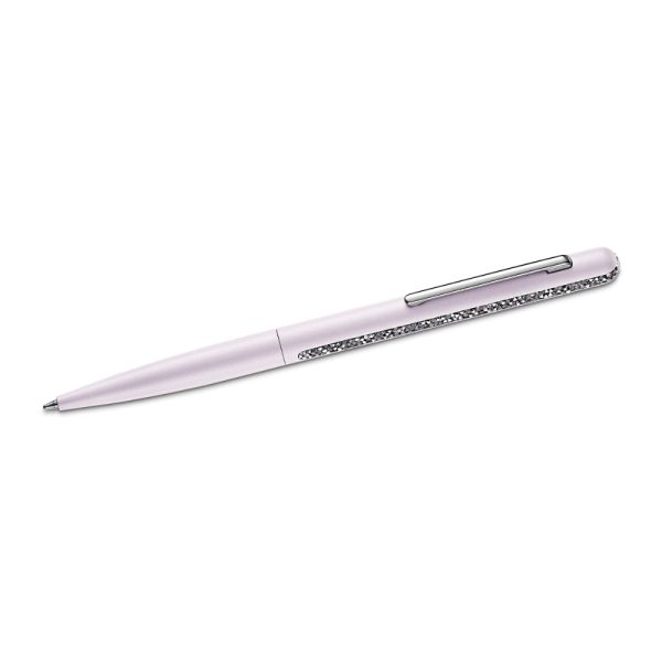 Swarovski Crystal Shimmer Ballpoint Pen Pink, Chromed Plated For Sale