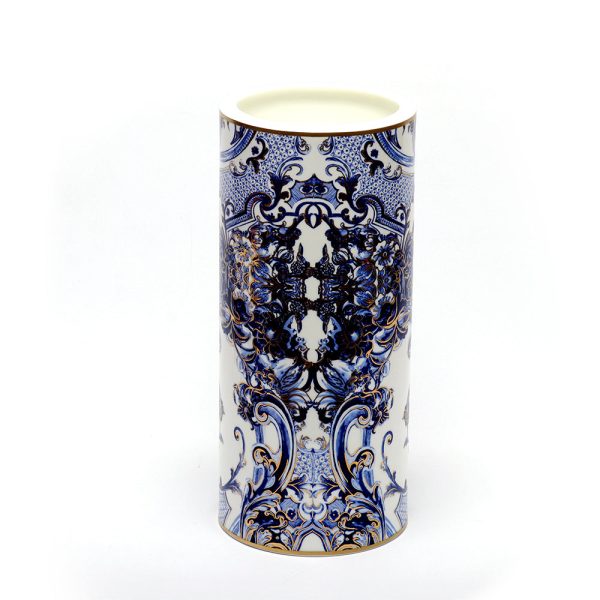 Roberto Cavalli Azulejos Vaso Grande High Vase  Online Sale