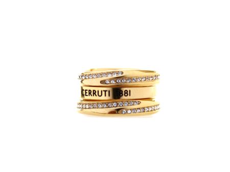 Cerruti Ladies Ring Gold Plated Size 7 For Discount