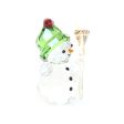 Swarovski Snowman With Broom Stick Figurine White Sale